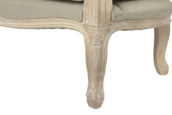 Sofá de 125 cm Madera Natural Enea y Asiento Tapizado MB-223569