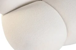 Sofá de Salón en Borreguito Blanco Forma de Nube MB-199962