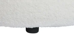 Sofá de Salón en Poliéster Borreguito Blanco MB-206622