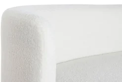 Sofá de Salón en Poliéster Borreguito Blanco MB-206622