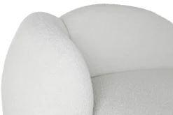 Sofá de Salón Tapizado en Poliéster Blanco Nube MB-217367