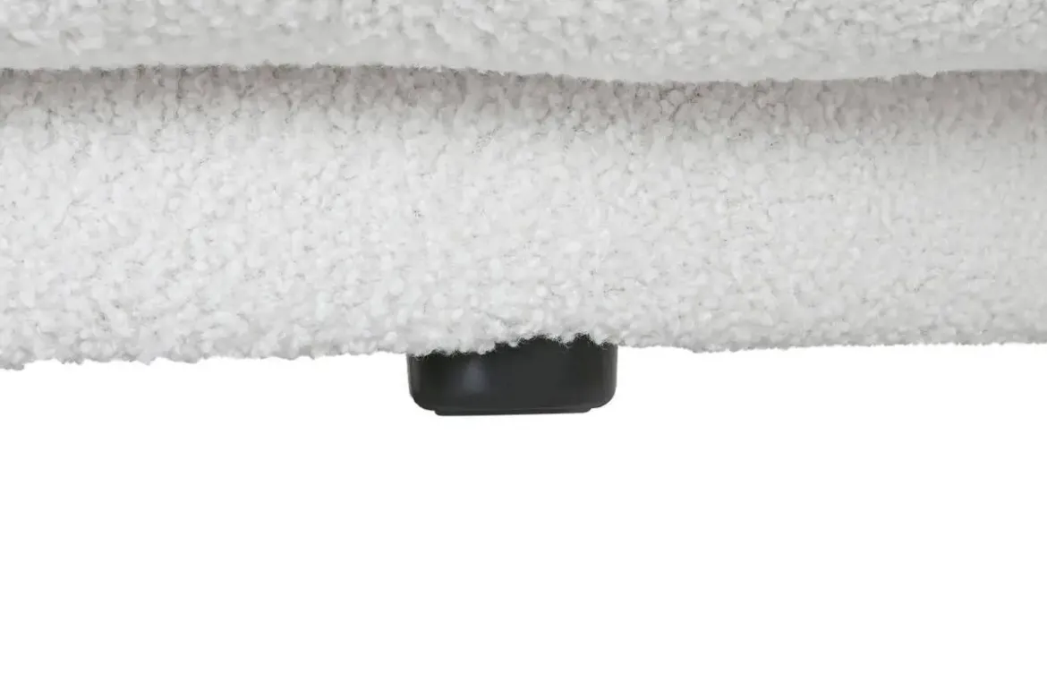 Sofá de Salón Tapizado en Poliéster Blanco Nube MB-217367