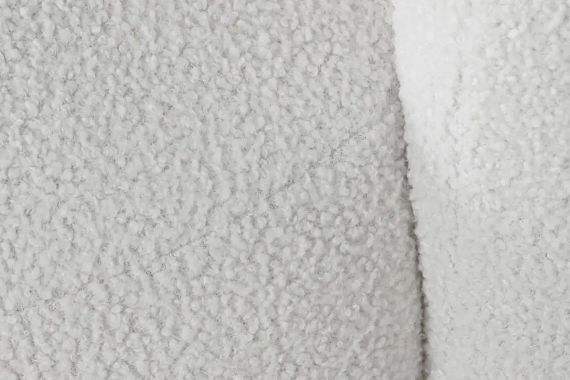 Sofá de Salón Tapizado en Poliéster Blanco Nube MB-217367