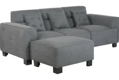 Sofá Modular Tapizado en Poliéster con Estructura de Madera MB-221804