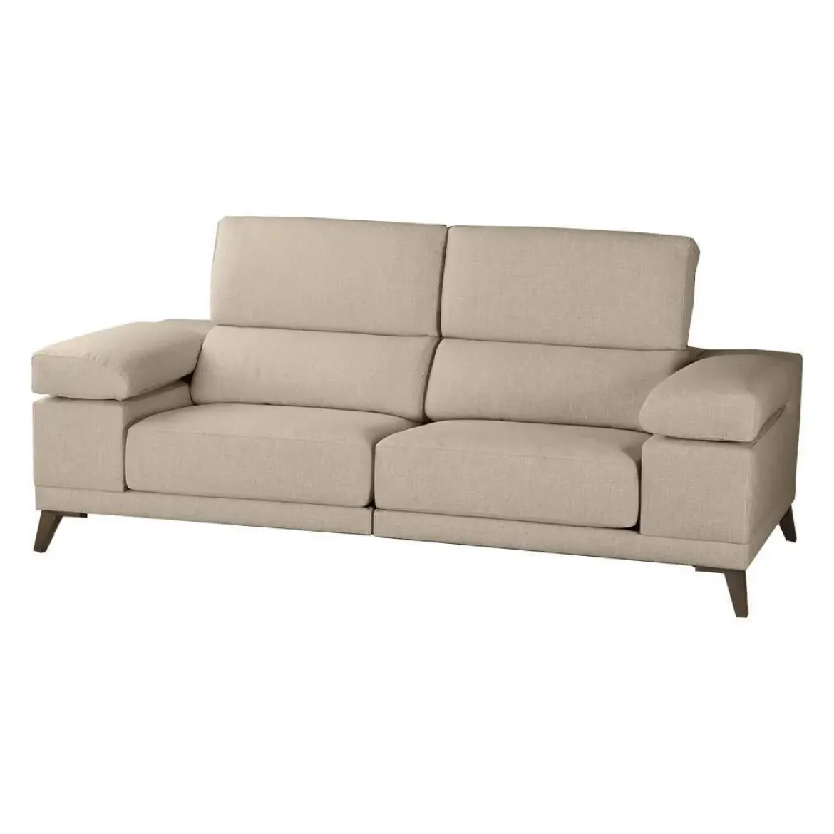 Sofá 2 Plazas 186 cm con Asientos Deslizantes Y Respaldo Reclinable NIZA