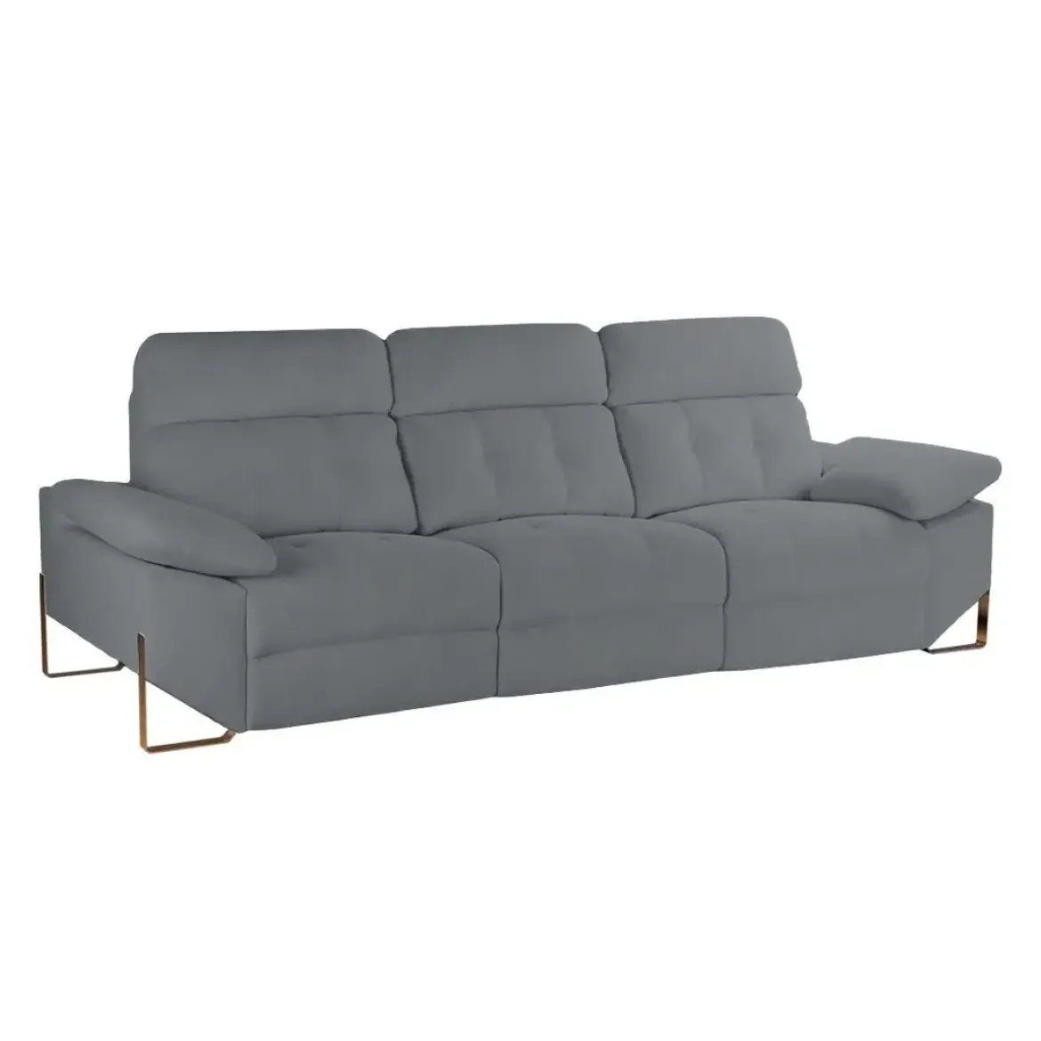 Sofá 3 Plazas 310 cm Relax Eléctrico Tapizado en Poliéster XENA