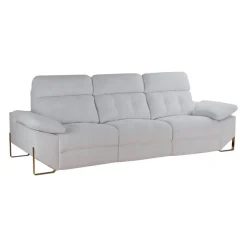 Sofá 3 Plazas 310 cm Relax Eléctrico Tapizado en Poliéster XENA