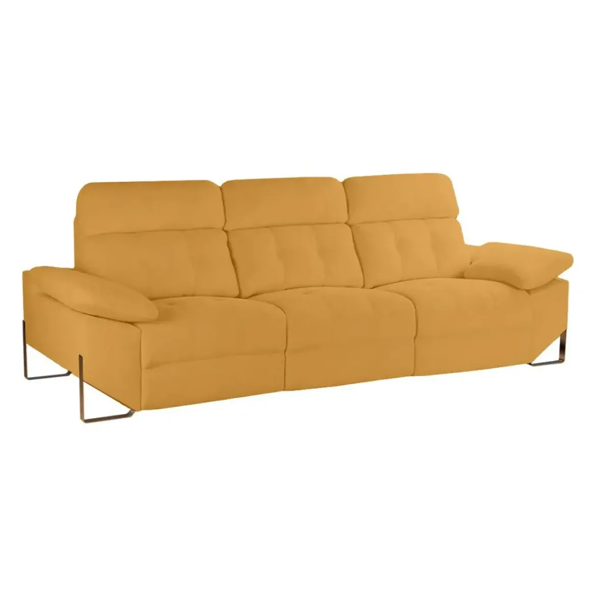 Sofá 3 Plazas 310 cm Relax Eléctrico Tapizado en Poliéster XENA