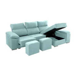 Sofá 2 plazas con Chaise Longue a la derecha Modelo Kenia
