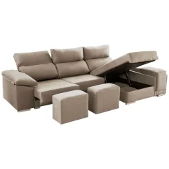 Sofá 2 plazas con Chaise Longue a la derecha Modelo Kenia