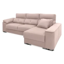Sofá 3 plazas con Chaise Longue Derecha con Arcón MARIA
