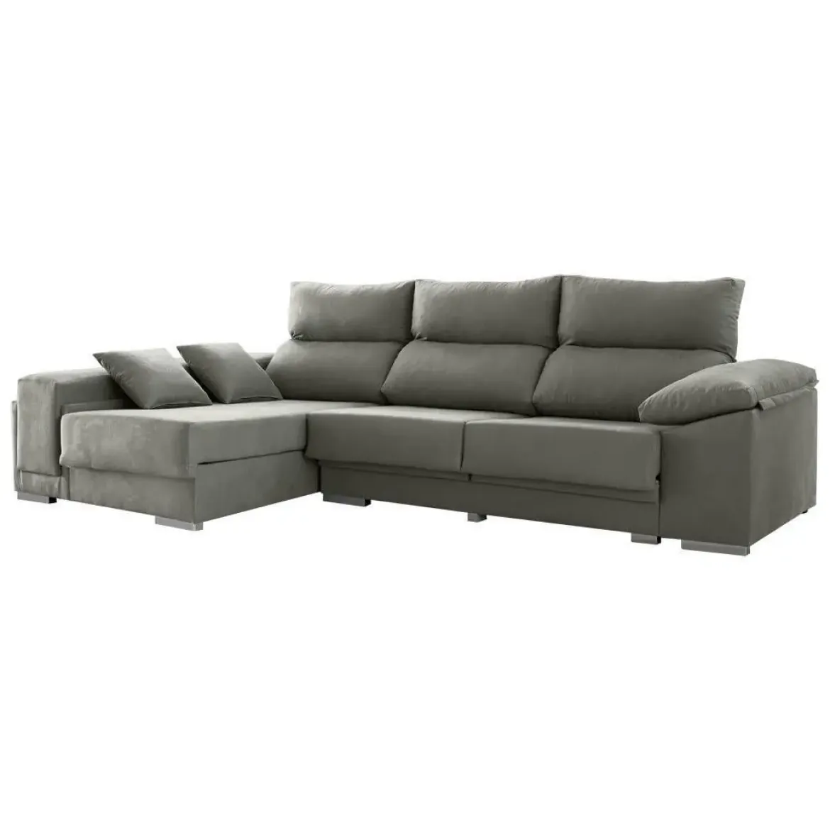 Sofá 3 Plazas Deslizante con Chaiselongue Izquierda Modelo Kenia