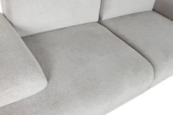 Sofá 3 Plazas Tapizado en Poliéster Gris Claro MB-226072