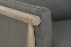 Sofá 2 Plazas Tapizado en Poliéster con Madera Decapé MB-225988
