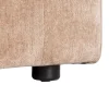 Sofá 3 Plazas Taupe Tejido en Poliéster con Patas de Madera 210 cm 615447