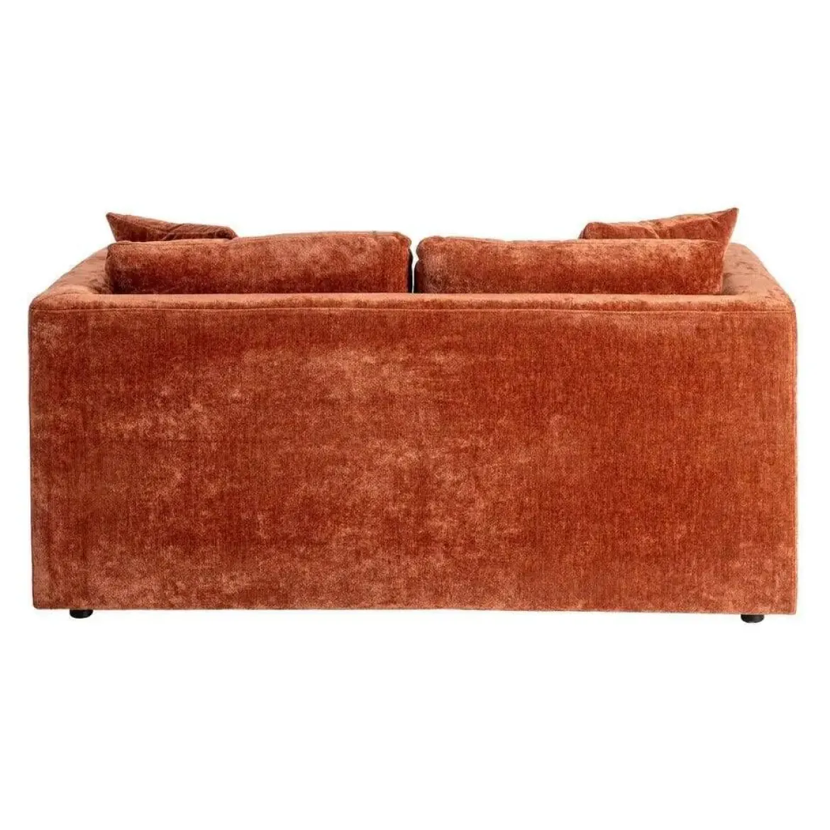 Sofá 2 Plazas Teja Tejido en Poliéster con Patas de Madera 165 cm 615450