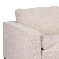 Sofá 2 Plazas Tejido 172 cm Color Beige 614710