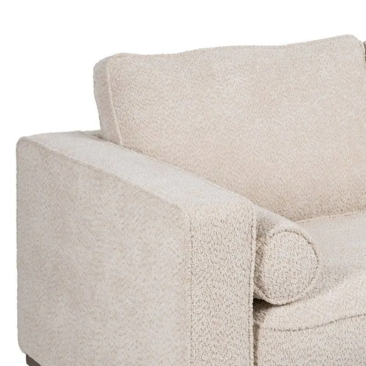 Sofá 2 Plazas Tejido 172 cm Color Beige 614710
