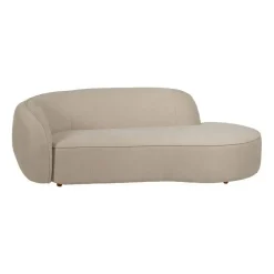 Sofá 3 Plazas Tejido-Madera 229 cm Color Beige 614160
