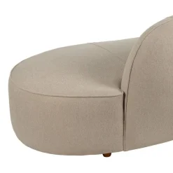 Sofá 3 Plazas Tejido-Madera 229 cm Color Beige 614160