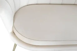 Sofá Tapizado en Poliéster Crema MB-220926