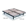 Somier de Metal SOMIFLEX F5 con Firmeza Regulable FLEX 135x182 cm