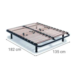 Somier de Metal SOMIFLEX F5 con Firmeza Regulable FLEX 135x182 cm