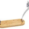 Soporte Jamonero en Madera de Bambú Plegable y Giratorio