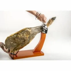 Soporte Jamonero Giratorio de Madera de Pino