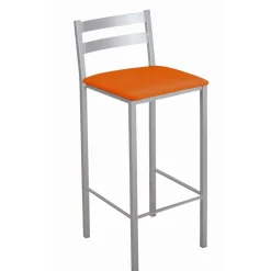 Taburete Alto con Reposapiés de Aluminio 797/AL