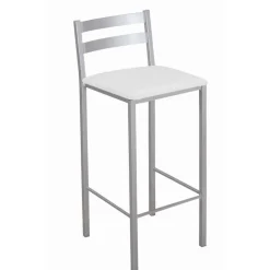 Taburete Alto con Reposapiés de Aluminio 797/AL