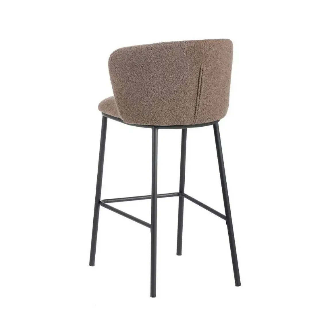 Taburete Alto de Borreguito con Patas de Acero 608299