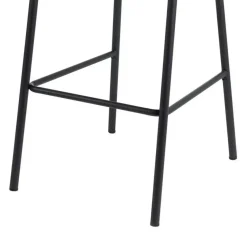 Taburete Alto de Borreguito con Patas de Acero 608299