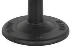 Taburete Alto Tapizado en Piel Sintética Marrón MB-223595