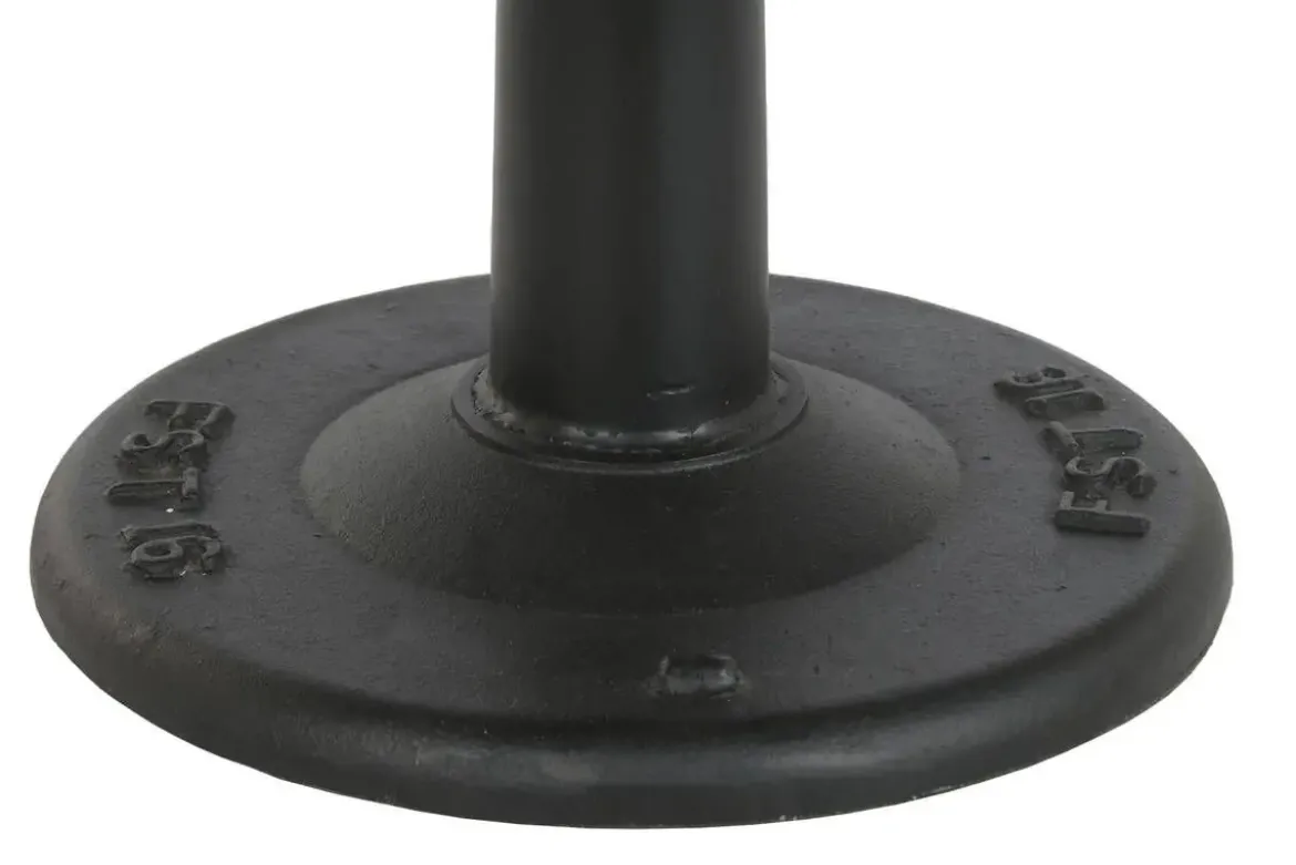 Taburete Alto Tapizado en Piel Sintética Marrón MB-223595