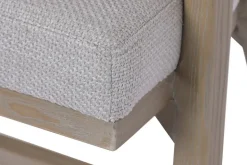 Taburete Alto Tapizado en Poliéster y Madera de Fresno MB-225985