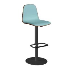 Taburete de Cocina con Asiento Tapizado y Base Redonda LEMON