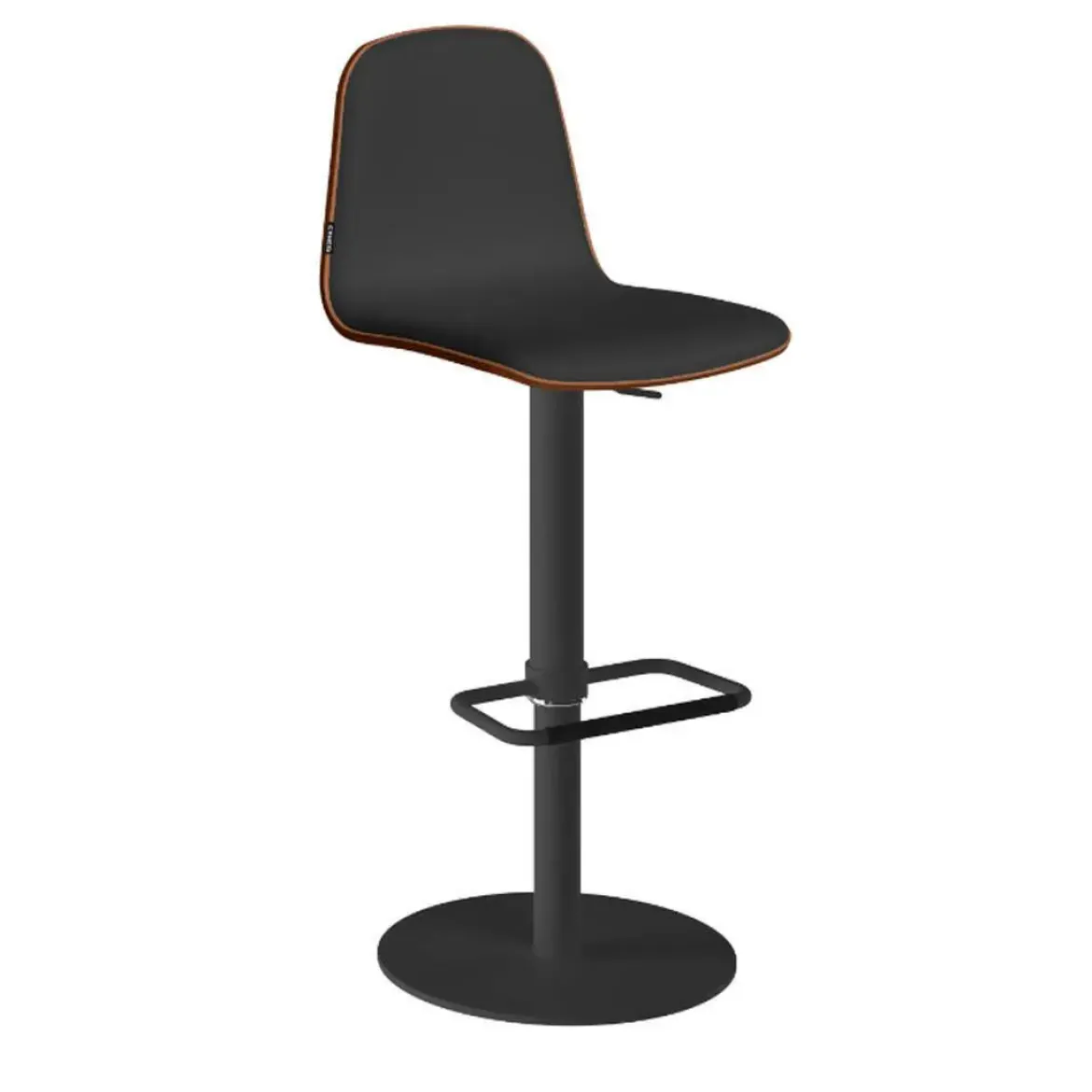 Taburete de Cocina con Asiento Tapizado y Base Redonda LEMON