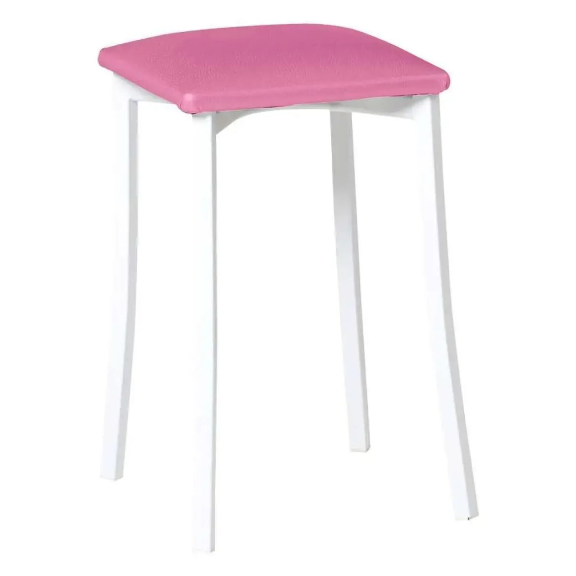 Taburete de Cocina con Estructura de Aluminio y Asiento Tapizado 823/BL