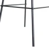 Taburete de Cocina de 44,50 cm en Metal y Símil Piel Marrón 615516