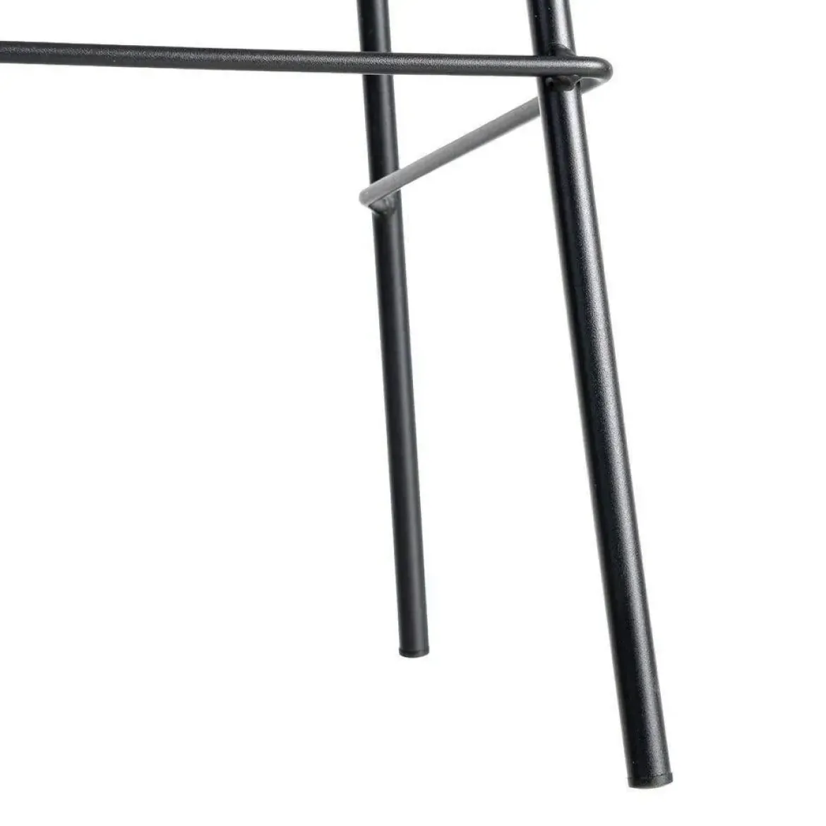 Taburete de Cocina de 47 cm en Metal y Símil Piel Marrón 615510