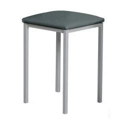 Taburete de Cocina de Metal con Asiento Tapizado 780/AL