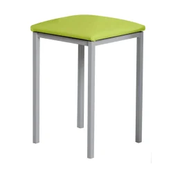 Taburete de Cocina de Metal con Asiento Tapizado 780/AL