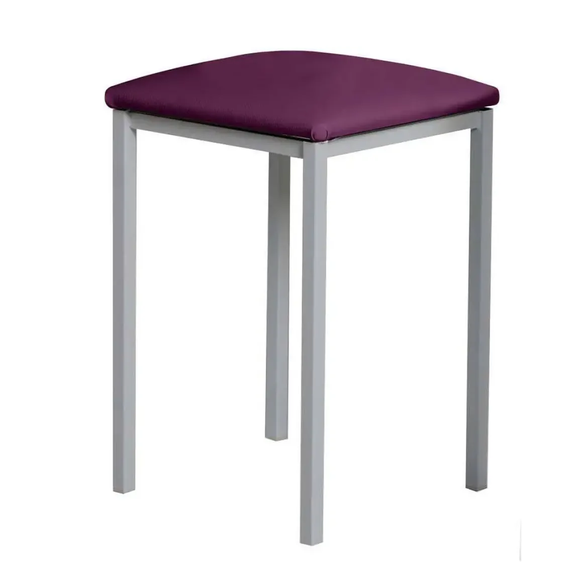 Taburete de Cocina de Metal con Asiento Tapizado 780/AL
