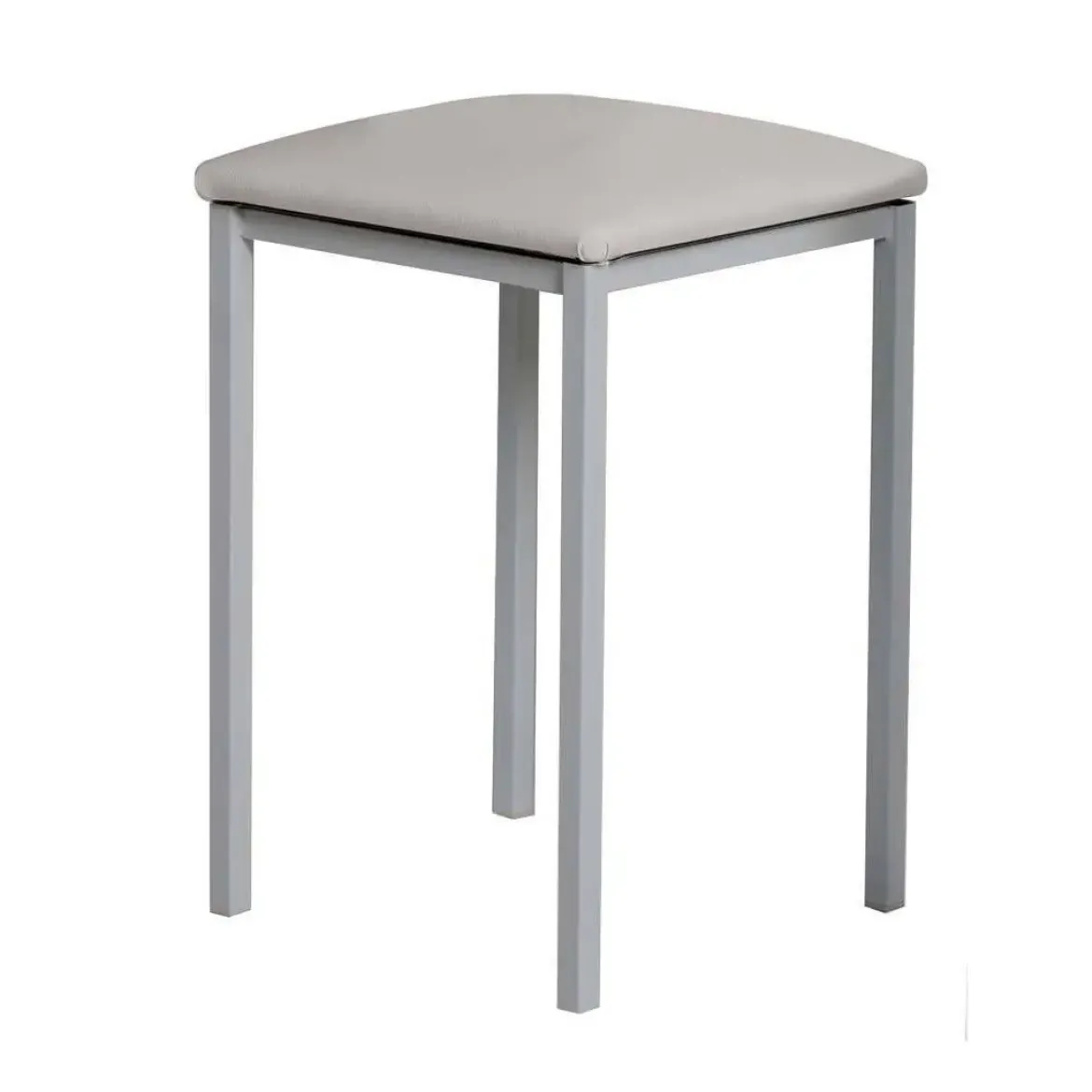 Taburete de Cocina de Metal con Asiento Tapizado 780/AL