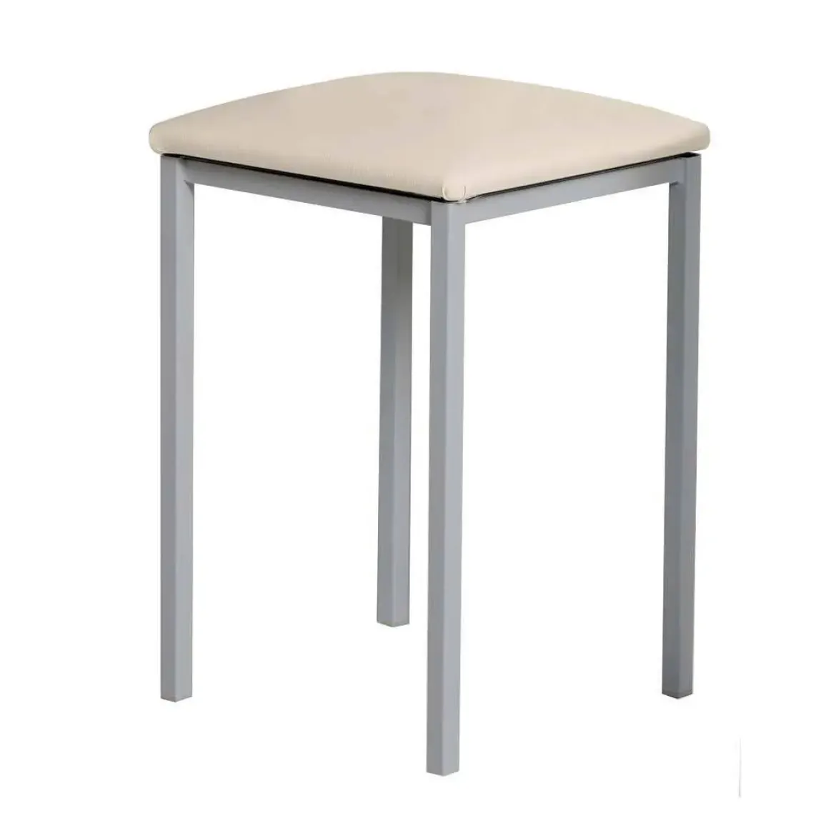 Taburete de Cocina de Metal con Asiento Tapizado 780/AL