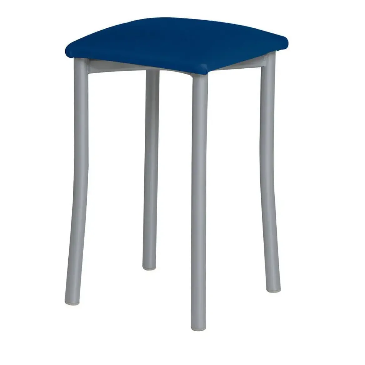 Taburete de Cocina de Metal con Asiento Tapizado 936/AL