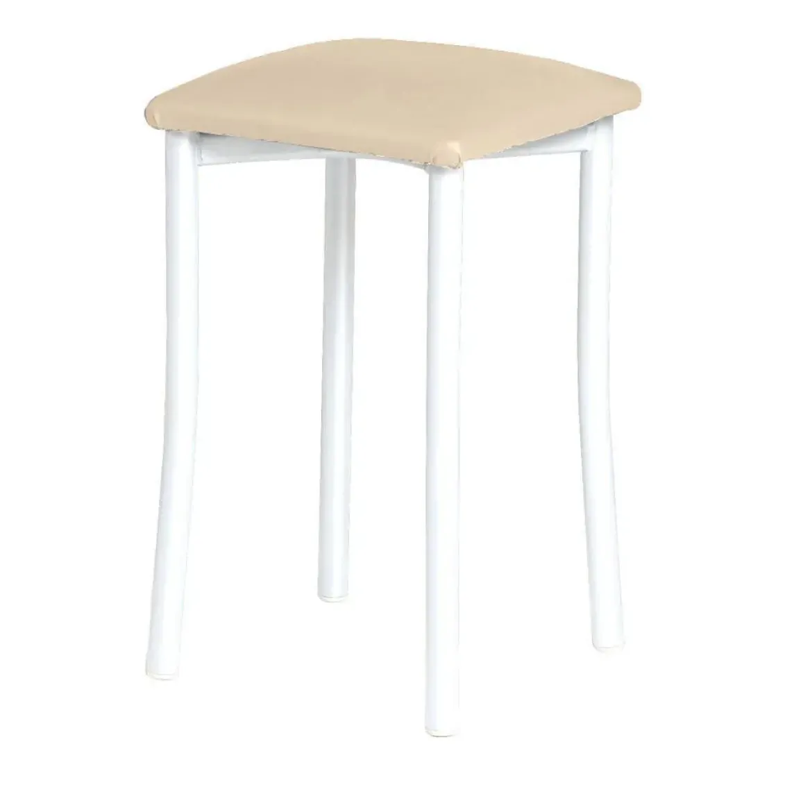 Taburete de Cocina de Metal con Asiento Tapizado 936/BL