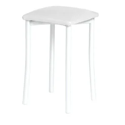 Taburete de Cocina de Metal con Asiento Tapizado 936/BL