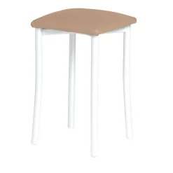 Taburete de Cocina de Metal con Asiento Tapizado 936/BL